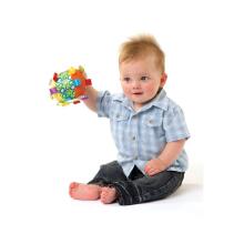 „Playgro Art“. 0180271 „LoopyLoops“ minkštas rutulinis barškutis