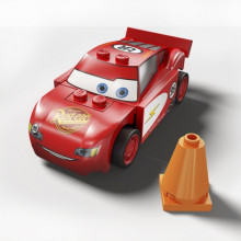 „Lego McQueen 8200“ automobiliai, „Vagonai“ žaibiški „McQueen“ radiatorių spyruoklės
