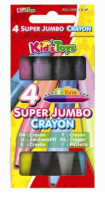 Kid's Toys 4 Color Super Jumbo Crayon 41411