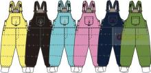 Huppa Robin 98cm Winter 2011-2012 High-waisted pants 160g 2157AW11  Chesnut  011