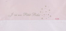 „Feretti Trio Petit Bebe“ rožinė / balta Vaikų patalynės komplektas