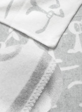 Vaikiškos natūralios vilnos „Eco“ antklodė / antklodė Art. 0607 „Merinos“ triušiai 100x140cm