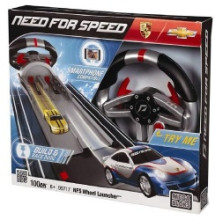MEGA BLOKS - Машинка Need For Speed с треком и пусковым устройством - Porsche Turbo и Camaro SS 95715