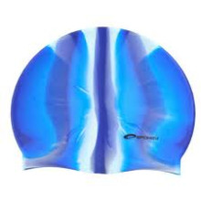 Spokey Abstract Art. 85364 Silicone swimming cap blue