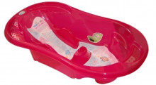 „TegaBaby“ anatominė vonia „Comfort KF-001“ vaikų anatominė vonia su kriaukle ir termometru [permatoma]