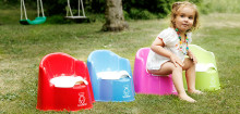 BabyBjorn Potty Chair Art.055225 Grey  Maksimāli komfortābls bērnu podiņš
