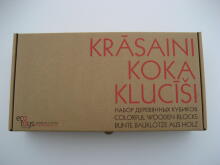 „Eco Toys Art.SI-40009“ spalvoti kubeliai kartoninėje dėžutėje