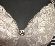 „La Bebe ™ Boutique“ apatinis trikotažas „Eco Art.41356“ kolekcija „Vintage Rose“ slaugos liemenėlė