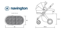 Universalūs „Navington Cadet“ vežimėliai