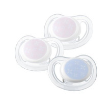 Tommee Tippee Closer to Nature Pacifier Air Flow 0-3 Months BPA Free Girl Colors Silikona māneklītis, 0-3m - 2 gb