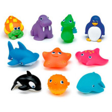 Munchkin 11105 Squirting Sea Buddies (Set of 10) - 18004 комплект игрушек для ванны