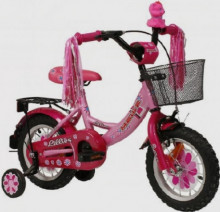 Baby Mix BMX R777G 12'' Fun Bike Jenny Bērnu divritenis (velosipēds) ar palīgriteņiem