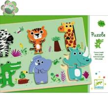 „DJECO Wooden Puzzles Developing puzzle Coucou“ - „croco DJ01258“