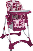 Bertoni Elite barošanas krēsls Pink Cups