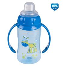 „Canpol“ kūdikių menas. 56/512 „Happy Animals“ treniruočių taurė su silikoniniu snapeliu kūdikiams nuo 6 mėnesių amžiaus 320 ml