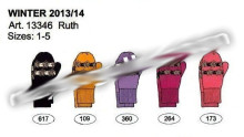 LENNE '14- варежки Ruth art. 13346 (2-4 года) цвет 264