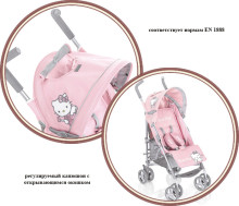 Brevi '16 Hello Kitty B-Super Art. 758-022  Спортивная коляска с покрытием для ног 