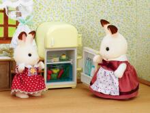 Sylvanian  Šokoladinis motininis triušis su šaldytuvu