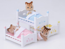 Sylvanian Families Art.4448  Trīsstāvīga mazuļu gultiņa