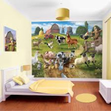„Walltastic Farmyard Fun Classic“ vaikų sienos