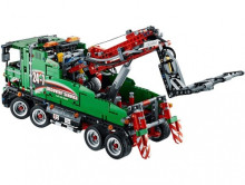 „Lego Technic 42008“ mašinų priežiūra