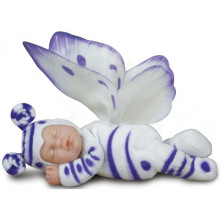 Anne Geddes Doll - drugelio kūdikis, 30 cm, AN 579116