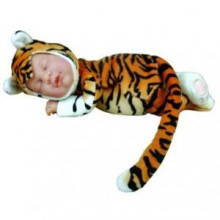 Anne Geddes Art.AN 579120  Кукла авторская Спящий младенец тигрёнок,23 см,