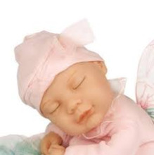 Anne Geddes Кукла авторская Спящий младенец Фея ,20 см, AN 579108