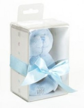 Teddykompaniet 5191 Prince / Princess, Rattle Blue Rake dovanų dėžutėje, g. mėlyna