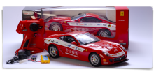 „MJX R / C Technic“ radijo bangomis valdoma mašina „Ferrari 599 GTB Fiorano USA“ skalė 1:10