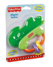 „Fisher Price“ aligatorius „Teether“. T8380 Barškučio žiedas