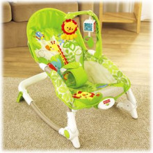 Fisher Price Newborn-to-Toddler Portable Rocker Art. BCD28 Bērnu šupuļkrēsliņš