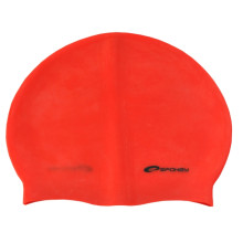 Spokey Summer Art. 83962 Augstas kvalitātes silikona peldēšanas cepure sarkana
