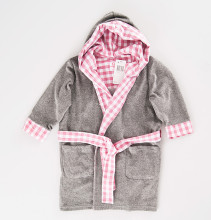 Zippy Spain Natural Cotton Bērnu mīksts dabīgas kokvilnas halāts ar kapuci
