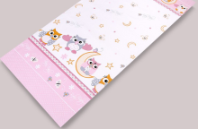  MimiNu Sowy Комплект постельного белья из 4-х частей 135x100  Pink