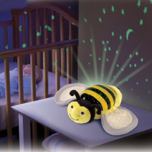 Summer Slumber Buddies Art.6476 Bee Muzikāla naktslampa-projektors