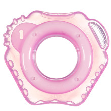 Munchkin 11478 Front Teeth Teether Stage 1 - kožamā rotaļlieta priekšzobiem pink
