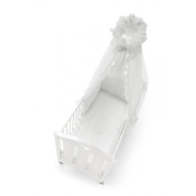 Erbesi Cuori White Art.66808 Детский изысканный тюлевый балдахин для кроватки