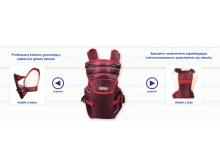 WOMAR The RAINBOW  NR. 15 baby carrier is intended for babies from 4 to 24 month (from 5 to 13 kg).