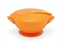 Nuvita Art. 1421 Orange Bowl with lid and spoon