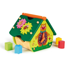 Oops Forest 16003.10 The Happy House Attīstoša koka rotaļlieta Koka māja