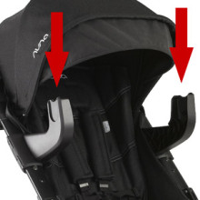 „Nuna Pepp“ / „Luxx“ menas. AD-02-001GL adapteriai, skirti naujai vaikų kėdutei „Maxi Cosi / Cybex / Bebe Confort“