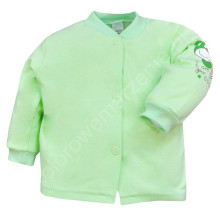 Bobas Tosiek Art.103 žalios spalvos braškių marškinėliai su spaudėmis iš 100% medvilnės (56-86)