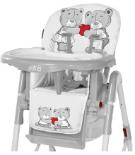 Bertoni Elite Grey Bears barošanas krēsls