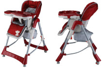 Aukštos kokybės kūdikių maitinimo kėdutė „Babygo'15 Tower Maxi Red“