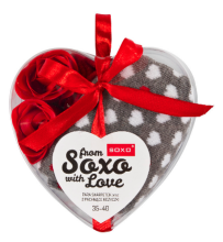 Soxo Art.47303 Su meile moteriškos kojinės