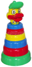 4Kids Art.205 28cm Plastic Duck Stacking Rings - Baby Toy
