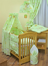 Mamo Tato Teddy Bears Col. Green Комплект постельного белья из 11 частей (70/100x135 см)