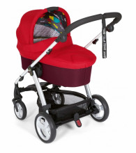 „Mamas & Papas Sola 2“ 1036m15w2 ryškiai raudonos spalvos neįgaliųjų vežimėlis