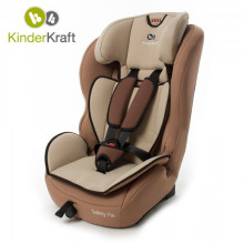 „KinderKraft'18 Safety- Fix Isofix Beige“ Prekės kodas: KBSAFEXBEGISFX Automobilinė kėdutė 9-36 kg, 2/3 grupė